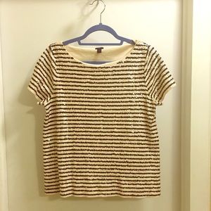 Sparkly J. Crew top